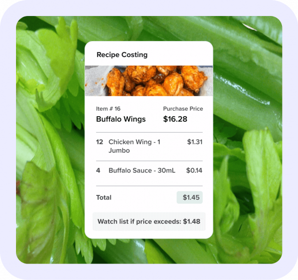 Recipe Costing Report