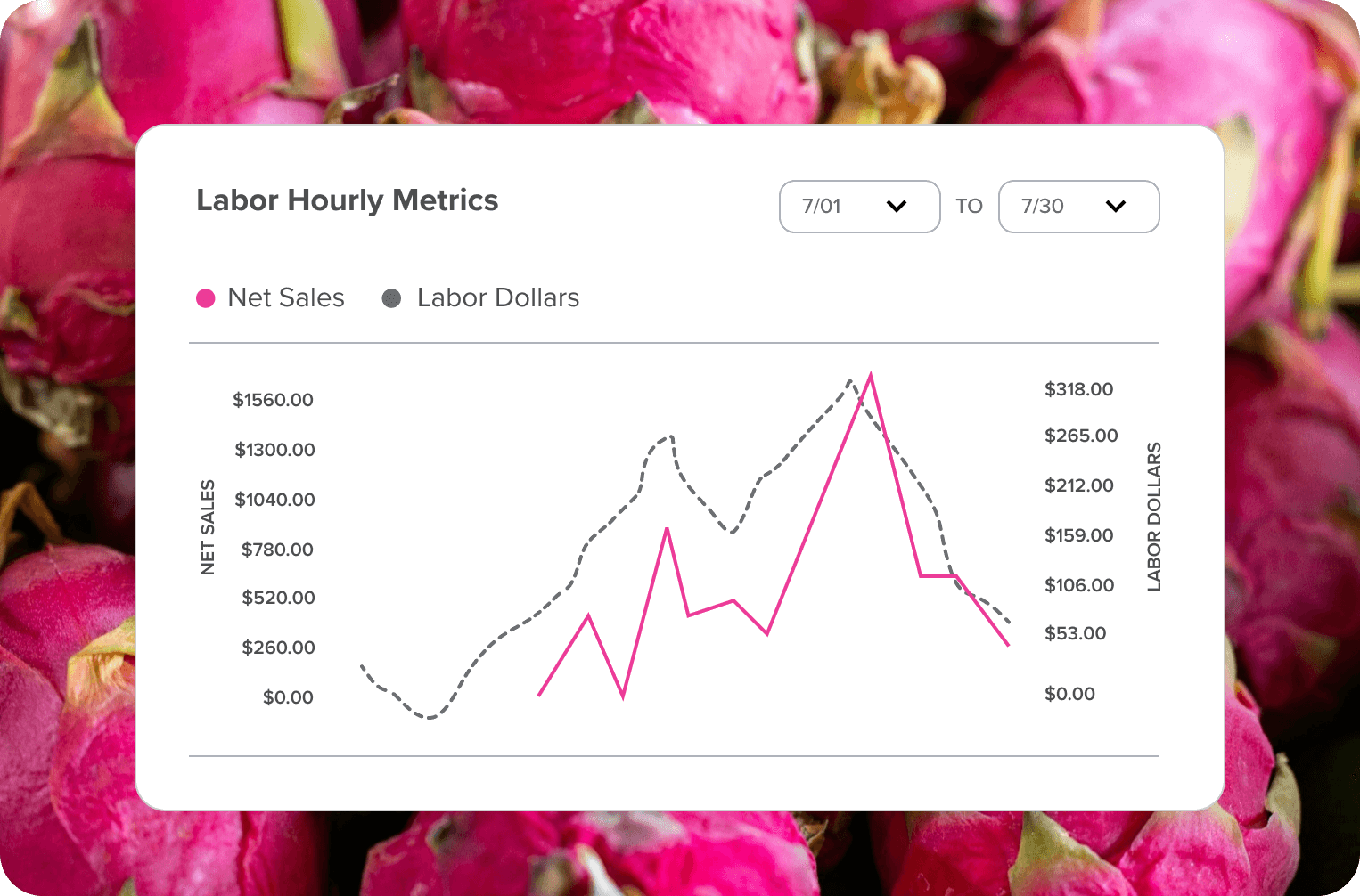 Sales and labor report