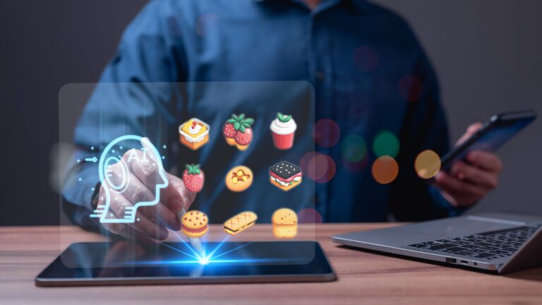 AI technology interface for restaurant inventory management