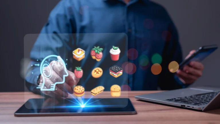 AI technology interface for restaurant inventory management
