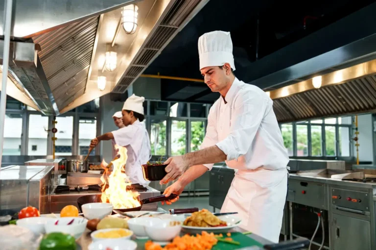 Restaurant Kitchen Workflow and Food Preparation