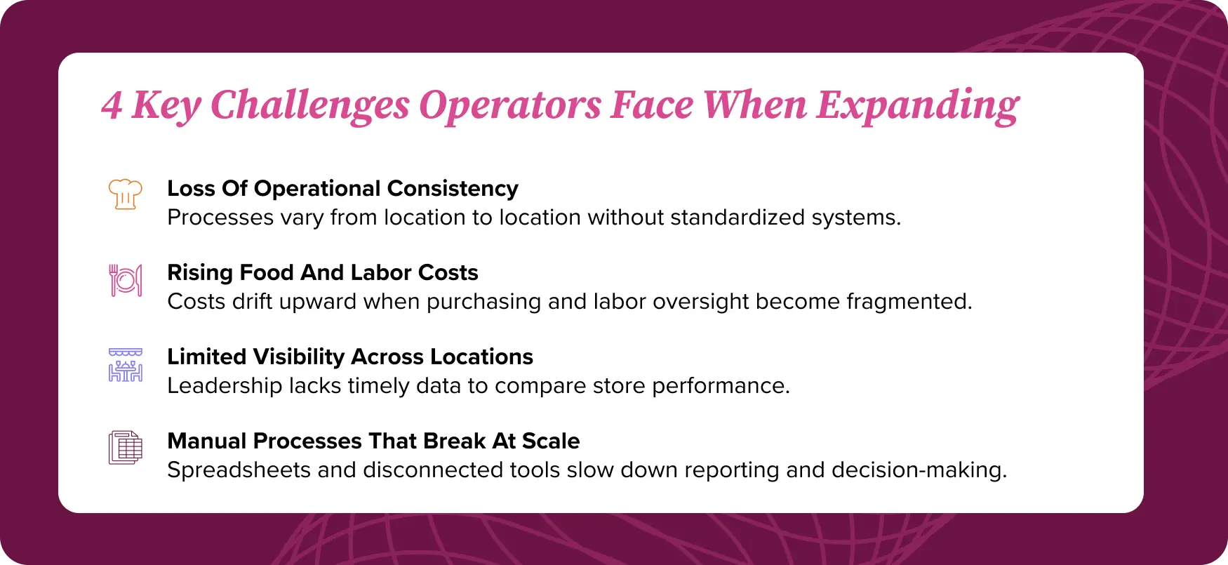 four challenges restaurants face when scaling