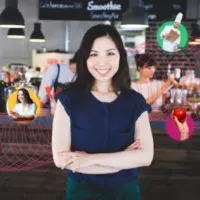 Restaurant Manager Smiling at Camera