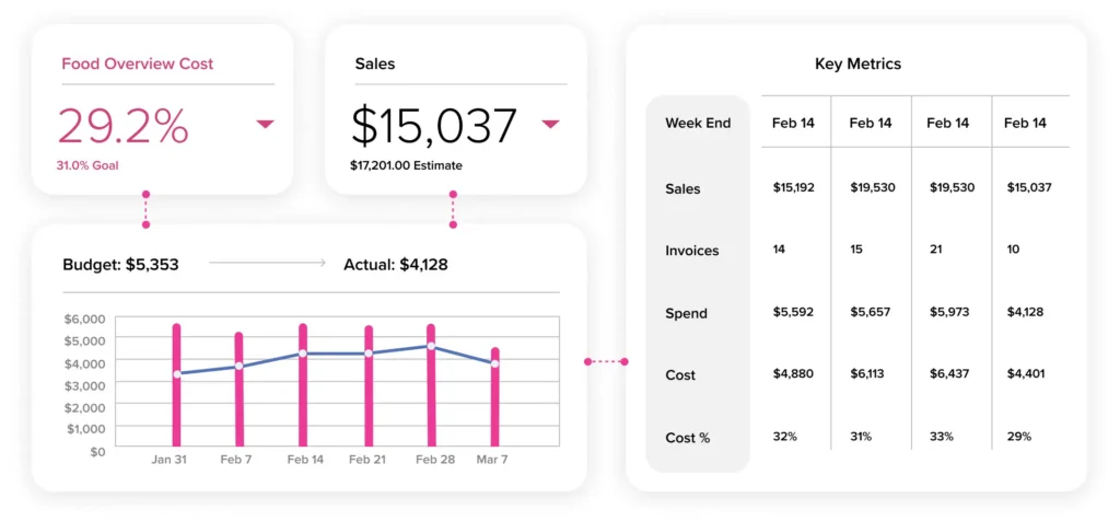 Restaurant Accounting Software Widgets