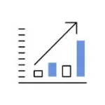 Increasing chart icon