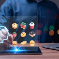 AI technology interface for restaurant inventory management