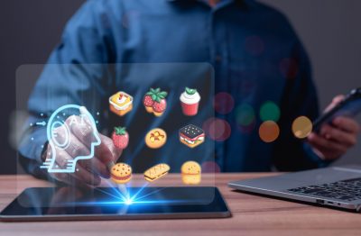 AI technology interface for restaurant inventory management