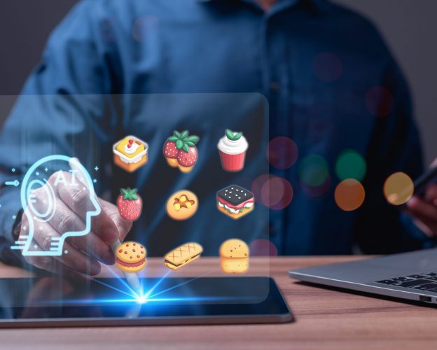 AI technology interface for restaurant inventory management