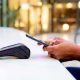 Restaurant Contactless Payment Transaction at POS Terminal