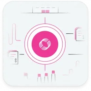 Graphic showcasing Back Office logo centered with various reporting icons surrounding