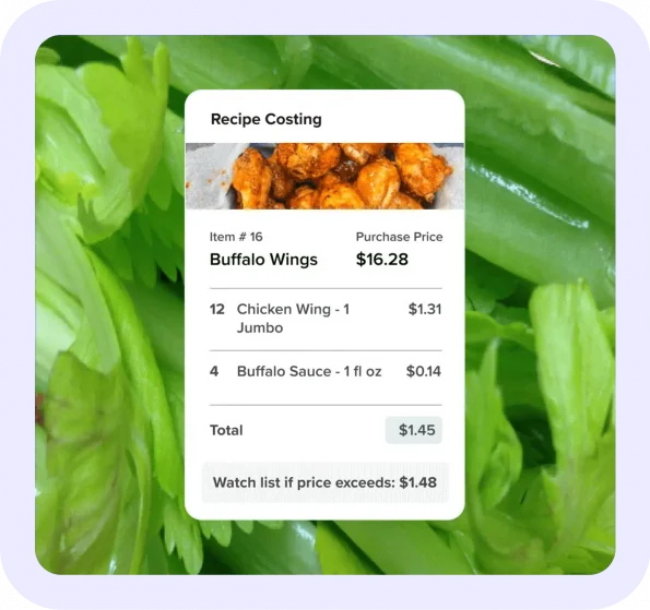 Recipe Costing Report